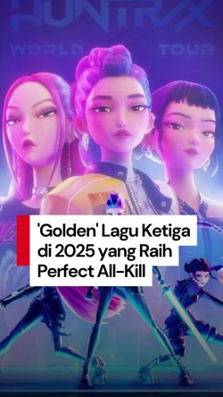 Video Golden KPop Demon Hunters Perfect All-Kill di Chart Korea