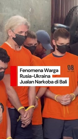 Video: Negaranya Perang, Warga Rusia-Ukraina di Bali Justru Jualan Narkoba