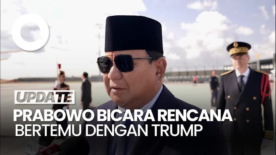 Video Kelakar Prabowo: Mau Ketemu Trump, Tapi Takut Diajak Main Golf