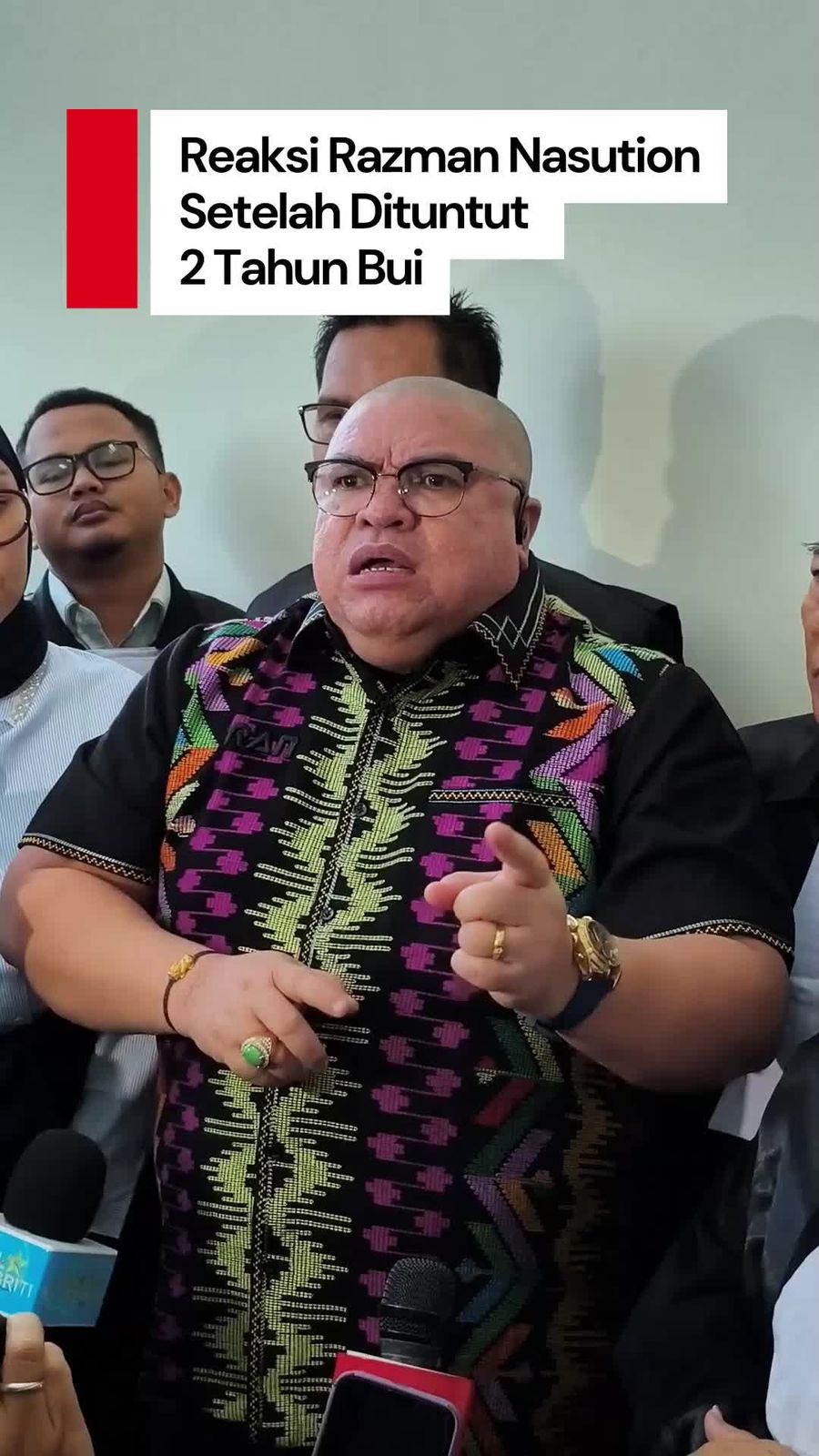 Video Razman Tak Terima Dituntut 2 Tahun Bui: Apa Ini Hukum, Pak Prabowo? 