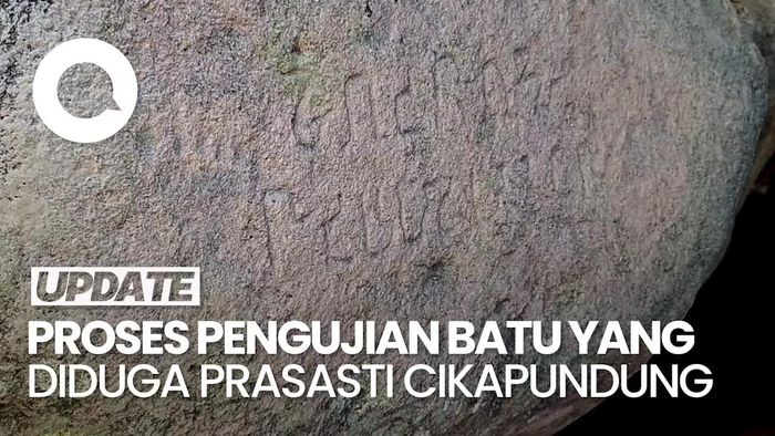 Video: Wujud Batu yang Diduga Prasasti Cikapundung di Tengah Gang
