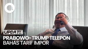 Video Senyum Merekah Prabowo Saat Telepon Trump Bahas Tarif Impor
