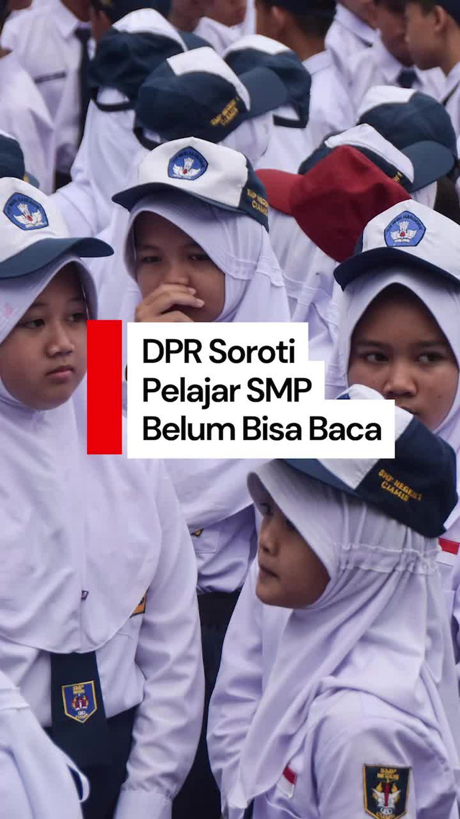 Video Legislator soal Siswa SMP Belum Bisa Baca: Indonesia Emas Jadi Cemas