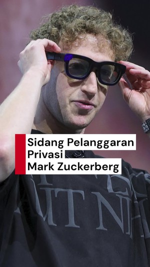 Video: Mark Zuckerberg Bakal Hadiri Sidang Dugaan Pelanggaran Privasi Meta