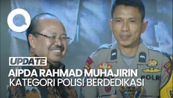 Video: Aipda Rahmad Muhajirin Raih Hoegeng Awards 2025 Kategori Polisi Berdedikasi