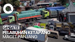 Video Macet Horor di Pelabuhan Ketapang Buntut Kapal LCT Dilarang Berlayar