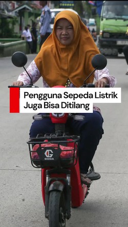 Video: Polisi Ingatkan Pengendara Sepeda Listrik Juga Bisa Kena Tilang