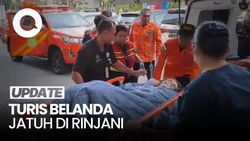 Video: Turis Belanda yang Jatuh di Rinjani Alami Luka Bagian Leher