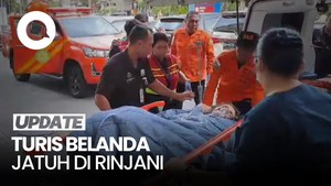 Video: Turis Belanda yang Jatuh di Rinjani Alami Luka Bagian Leher