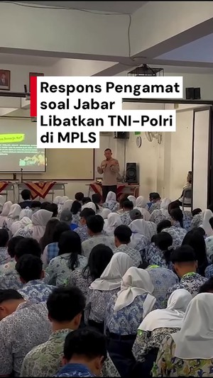 Video: Respons Pengamat soal MPLS di Jabar Libatkan TNI-Polri
