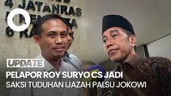 Video: Pelapor Roy Suryo Cs Jadi Saksi Kasus Tuduhan Ijazah Palsu Jokowi