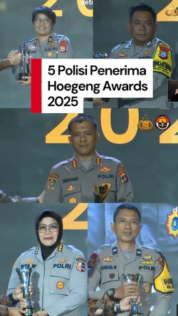 Video Daftar Polisi Teladan Penerima Hoegeng Awards 2025