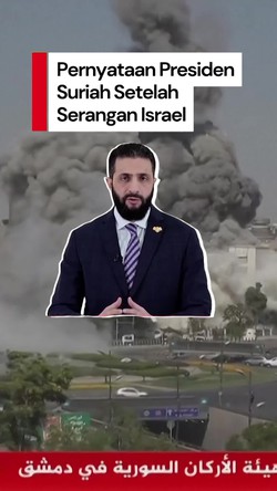 Video Presiden Suriah Setelah Diserang Israel: Kami Tak Takut Perang!
