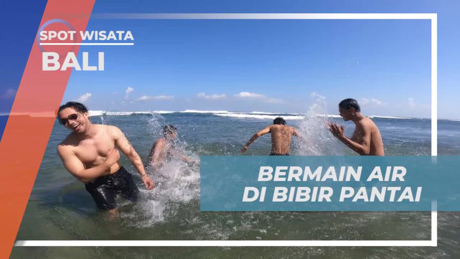 Bermain Air Seru di Bibir Pantai Bali