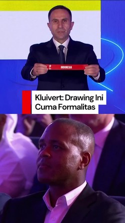Video Indonesia Segrup Sama Irak-Saudi, Kluivert: Drawing Ini Cuma Formalitas