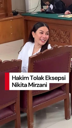 Video: Eksepsi Nikita Mirzani di Kasus Lawan Reza Gladys Ditolak Hakim
