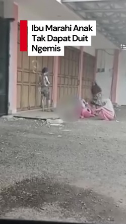 Video Viral Warga Tegur Ibu Marahi Anaknya gegara Tak Dapat Uang Mengemis