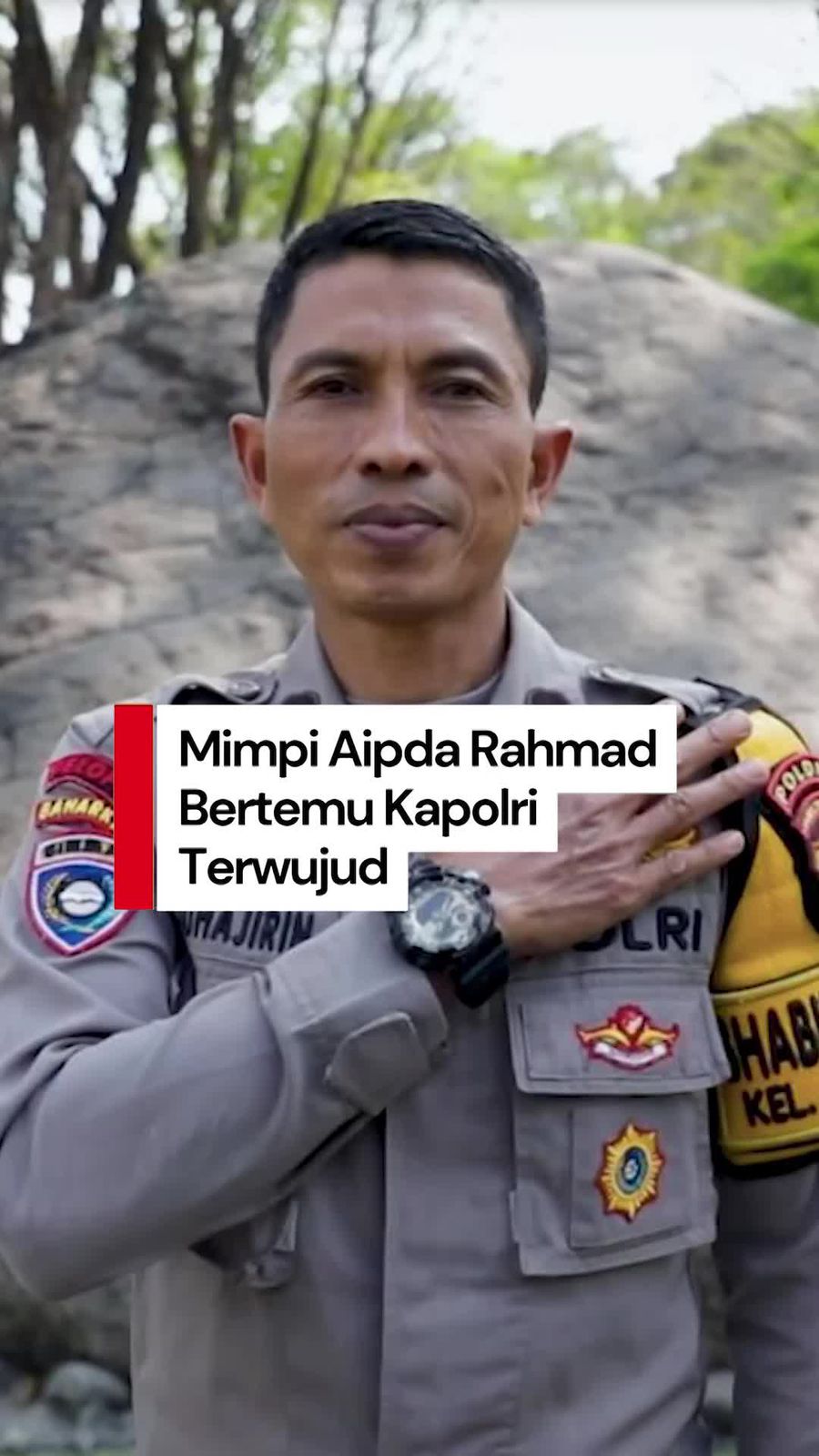Video: Mimpi Polisi Berdedikasi Hoegeng Awards Bertemu Kapolri Jadi Nyata