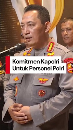 Video Kapolri: Yang Baik Diberikan Reward, Yang Melanggar Diberi Punishment