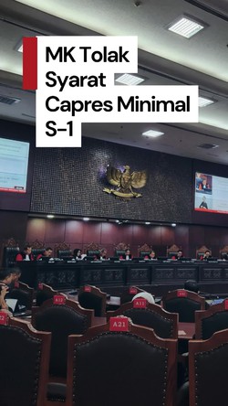 Video MK Tolak Syarat Capres Minimal S-1, HNW: Guru SD Aja Ada Syarat Ijazah