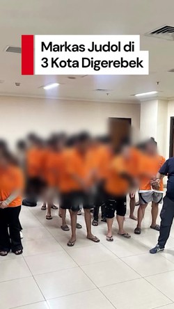 Video Detik-detik Bareskrim Gerebek Markas Judol di Bekasi-Bogor-Tangerang