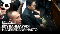 Video Eks Gubsu Edy Rahmayadi Hadiri Sidang Duplik Hasto