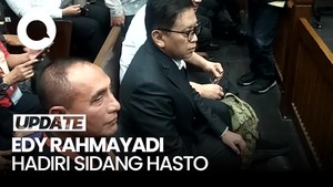 Video Eks Gubsu Edy Rahmayadi Hadiri Sidang Duplik Hasto
