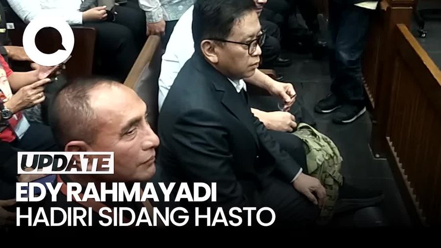 Video Eks Gubsu Edy Rahmayadi Hadiri Sidang Duplik Hasto