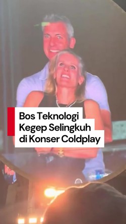 Video: Skandal Perselingkuhan Bos Teknologi Terbongkar di Konser Coldplay