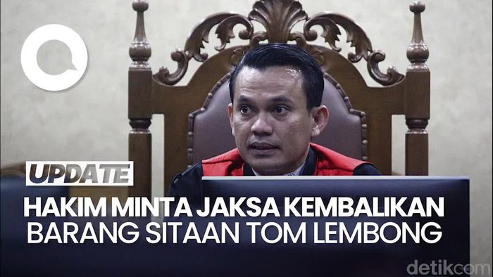 Video: Hakim Perintahkan Jaksa Kembalikan iPad dan MacBook Tom Lembong