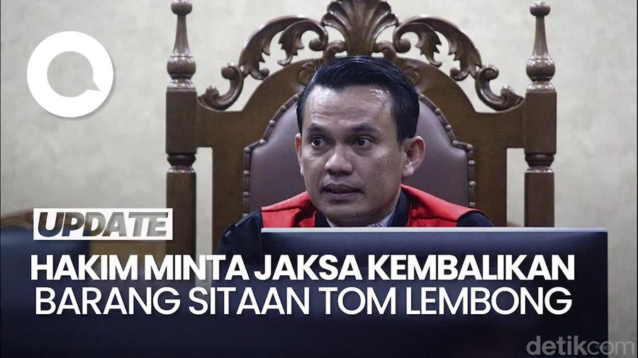 Video: Hakim Perintahkan Jaksa Kembalikan iPad dan MacBook Tom Lembong