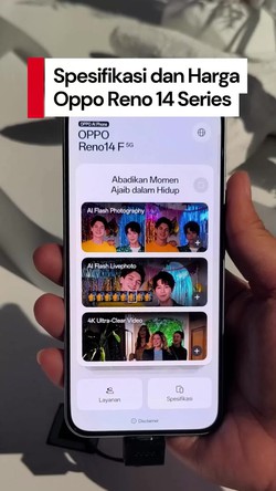 Video: Oppo Reno 14 Series Hadir di RI, Harganya Mulai Rp 4,5 Juta-an