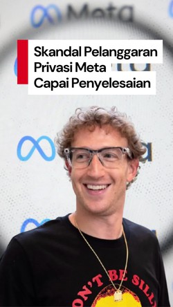 Video: Mark Zuckerberg Sepakat Selesaikan Gugatan Privasi Senilai RP 130 Triliun