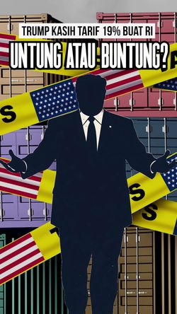 Video Menghitung Tarif 19% dari Trump: Indonesia Untung atau Buntung?