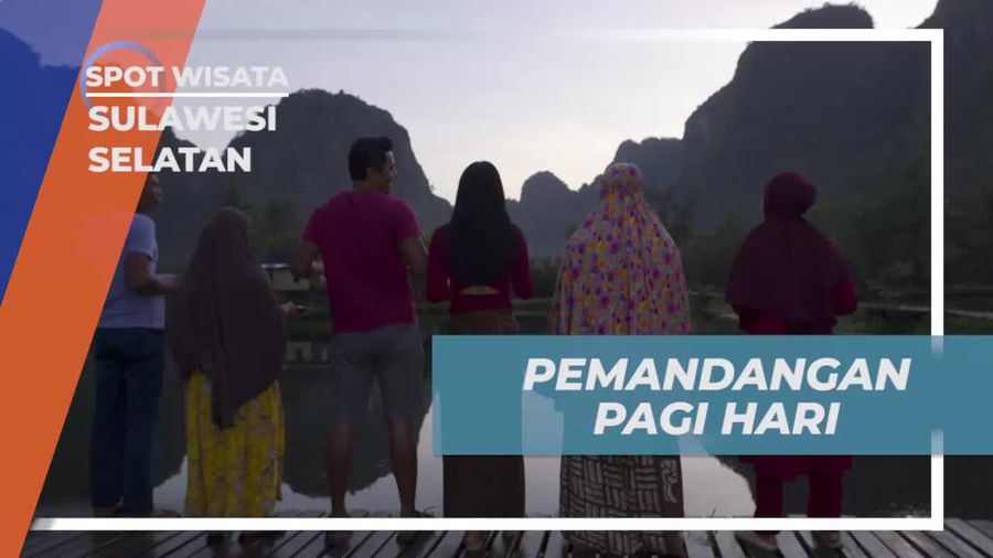 Menikmati Pemandangan Pagi Hari di Desa Berua Sulawesi Selatan  