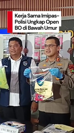 Video: Kerja Sama Imipas-Polisi Ungkap Open BO di Bawah Umur