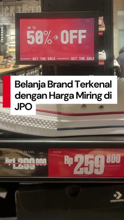  Video: POV Berburu Diskon Brand Terkenal di Jakarta Premium Outlet