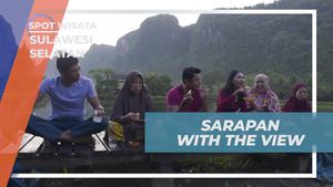 Menikmati Sarapan dengan Pemandangan Desa Berua Sulawesi Selatan  