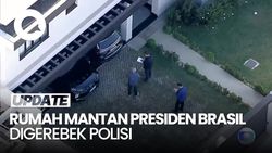 Video: Polisi Gerebek Rumah Eks Presiden Brasil Jair Bolsonaro