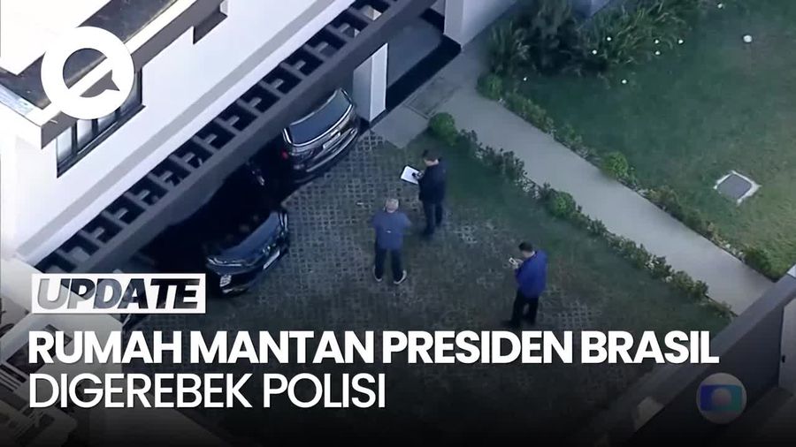 Video: Polisi Gerebek Rumah Eks Presiden Brasil Jair Bolsonaro