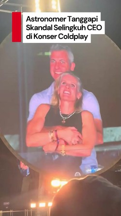 Video Reaksi Astronomer soal Skandal Selingkuh CEO di Konser Coldplay