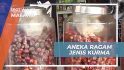 Menikmati Ragam Kurma di Kawasan Arab Malang  