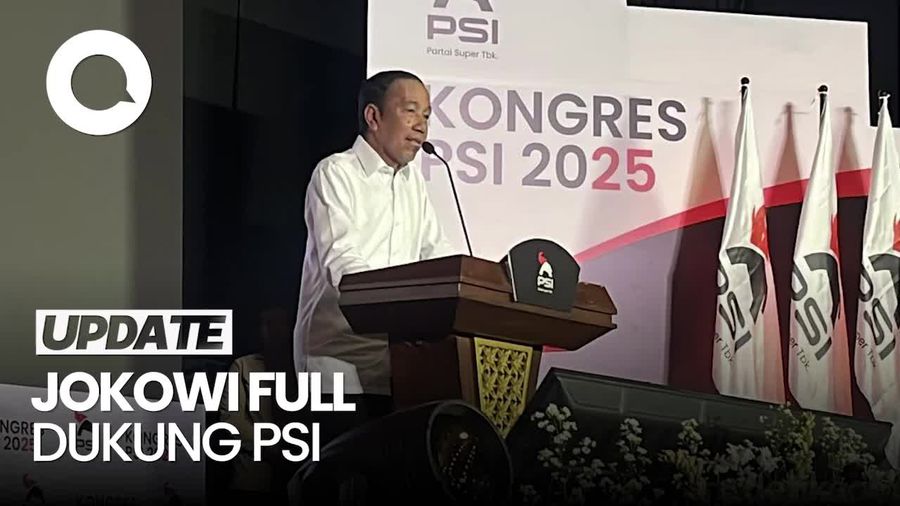 Video Teriakan Jokowi: Saya Akan Full Dukung PSI!