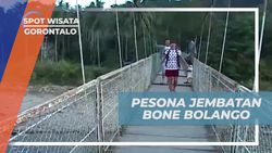 Mengagumi Pesona Jembatan Bone Bolango dan Pemandangan Sungai Bone di Gorontalo  