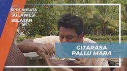 Menikmati Lezatnya Pallu Mara Setelah Dimasak di Desa Berua Sulawesi Selatan  