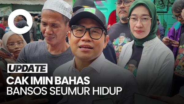 Video Cak Imin: Bansos Seumur Hidup Hanya untuk Manula dan Difabel