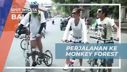 Bersepeda dan Menikmati Suasana Alam di Monkey Forest, Bali  