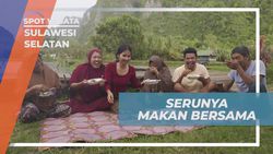 Menghadirkan Momen Makan Bersama Warga dan Selebriti di Desa Berua Sulawesi Selatan  