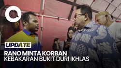 Video: Rano Karno Kunjungi Lokasi Kebakaran Bukit Duri, Minta Korban Ikhlas