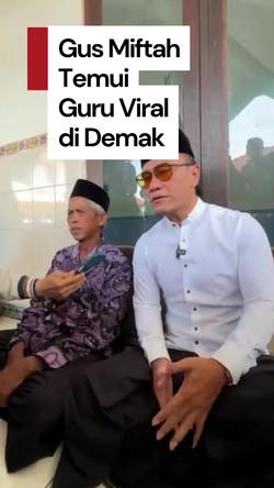 Video: Sudah Izin Seskab, Gus Miftah Temui Guru di Demak yang Viral